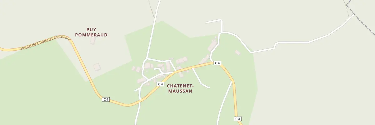 Plan du 5439 Chatenet Maussan à Compreignac