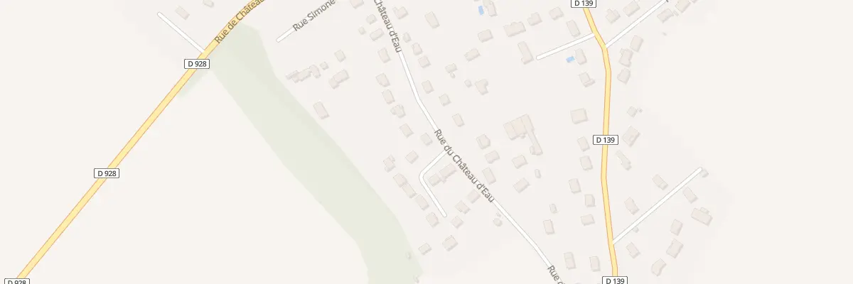 Plan du 22 Rue du Château d’Eau à Tréon