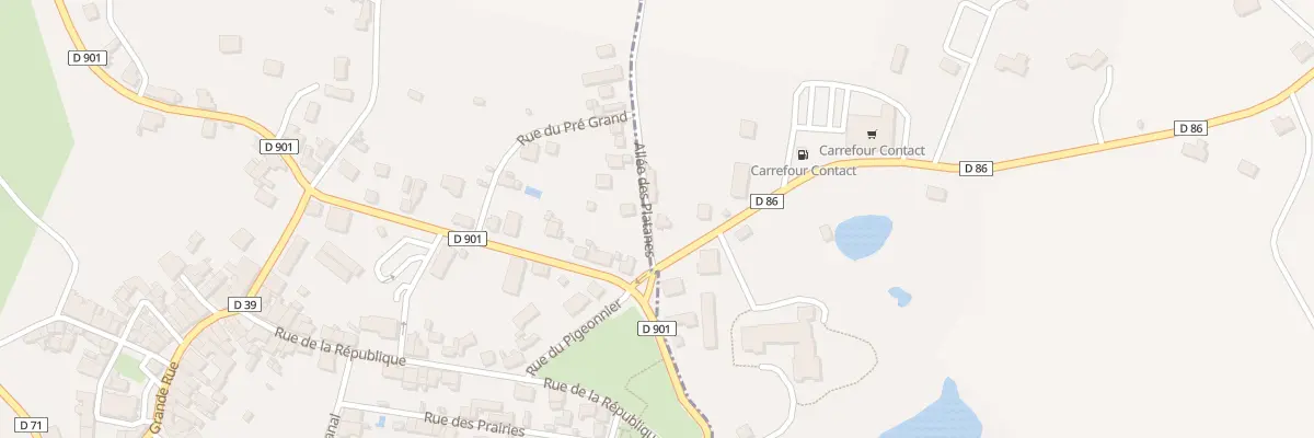 Plan du 5050 Les Pres Longs à Chabrignac