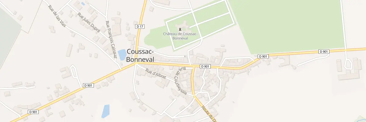 Plan du 17 Av du Onze Novembre 1918 à Coussac-Bonneval