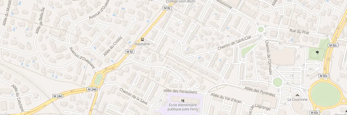 Plan du 34 Che de Saint-Clar à Colomiers