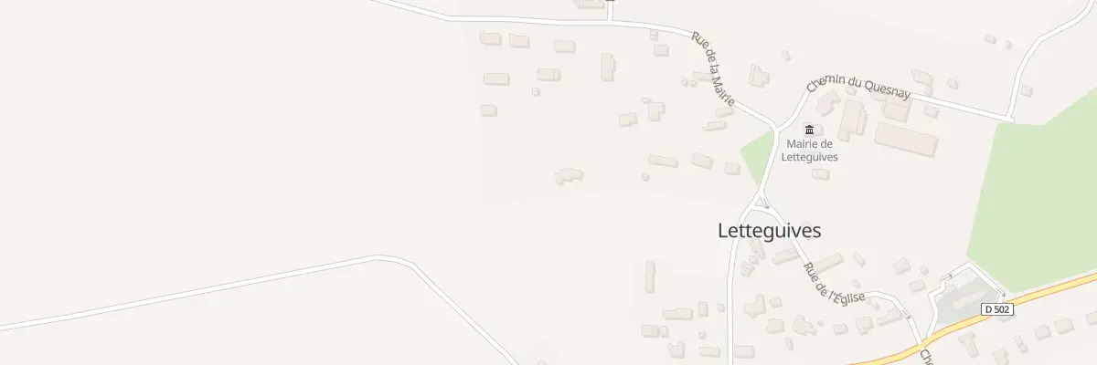 Plan du 155 Rue de la Mairie à Letteguives