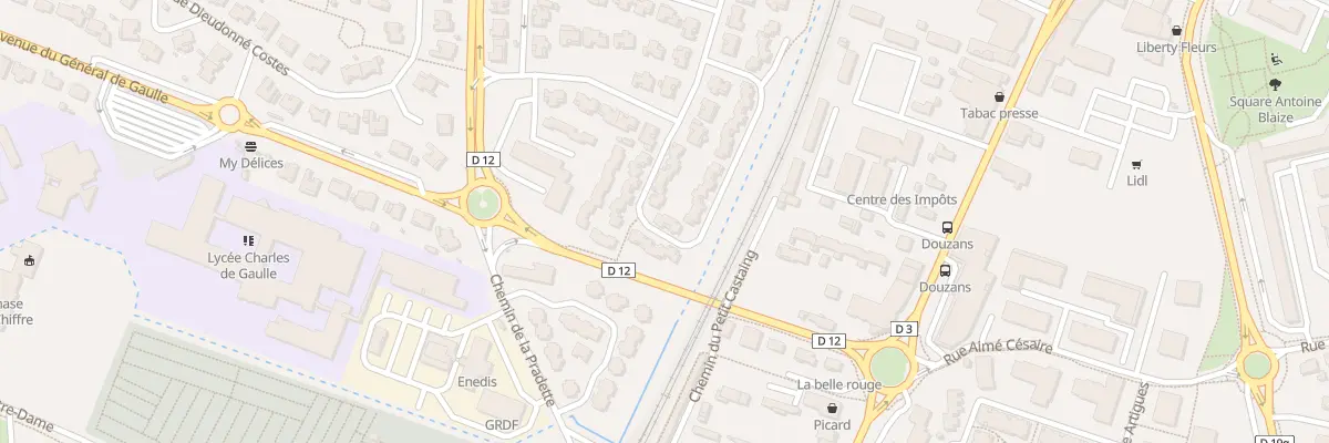 Plan du 14 Rue Santos Dumont à Muret