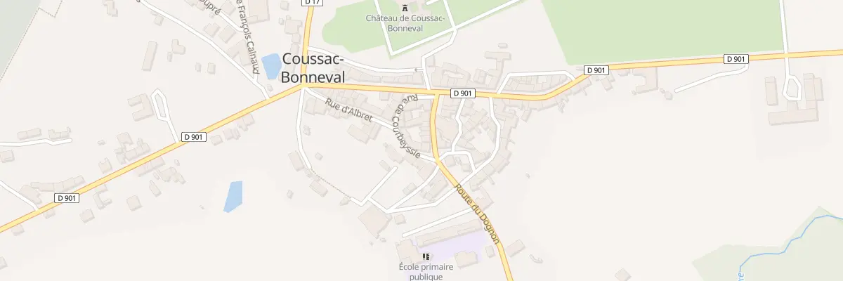 Plan du 12 Rue Duguesclin à Coussac-Bonneval