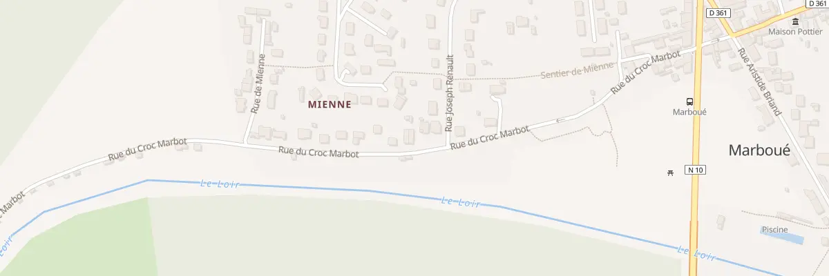 Plan du 32 Rue du Croc Marbot à Marboué