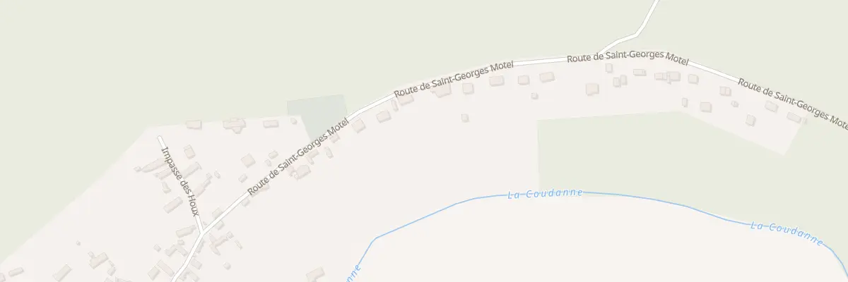 Plan du 24 Rte de St Georges Motel à Louye