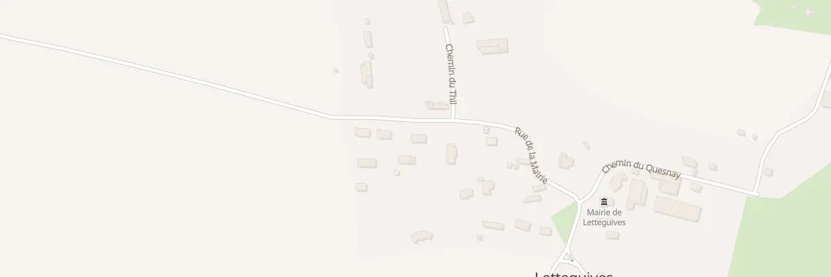 Plan du 5000F Rue de la Mairie à Letteguives