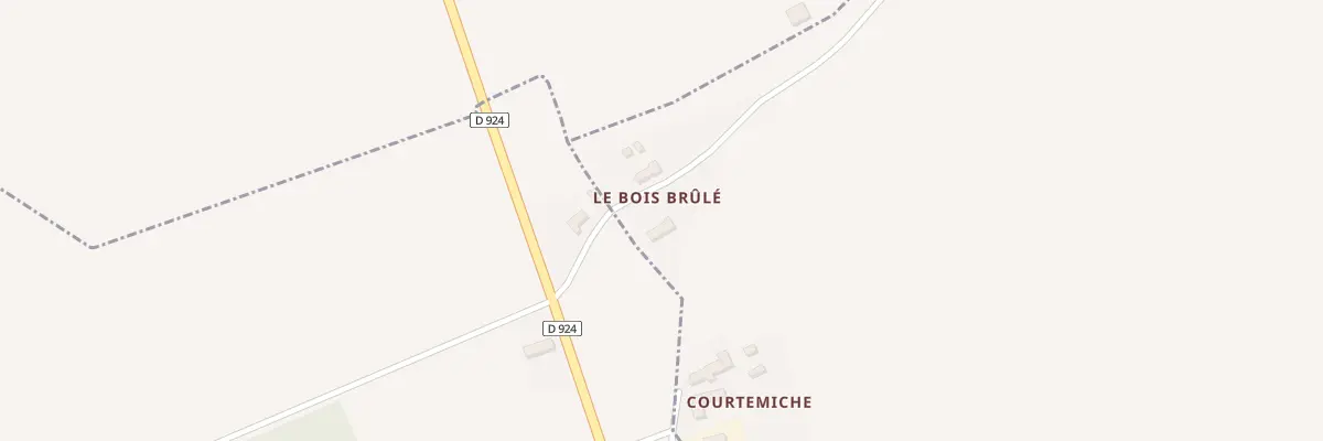 Plan du 5006 Le Bois Brule à Maves