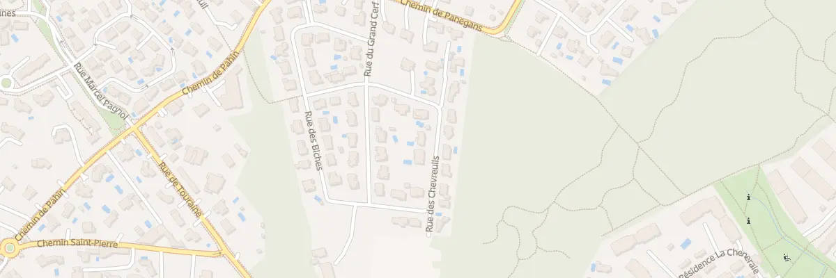 Plan du 14 Rue des Chevreuils à Tournefeuille
