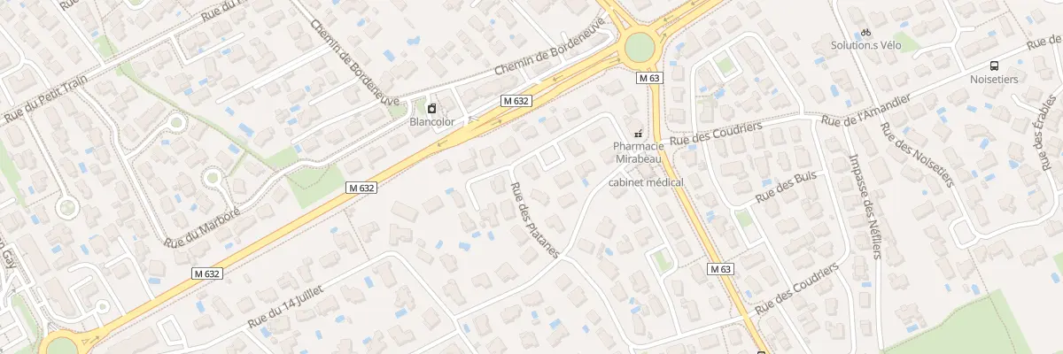 Plan du 9 Rue des Platanes à Tournefeuille
