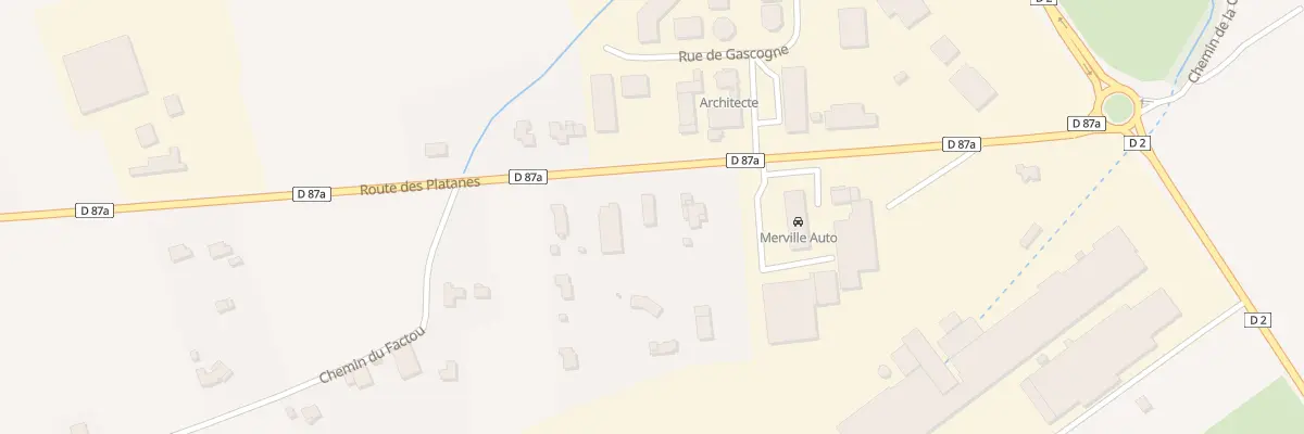 Plan du 9001 La Gravette à Merville