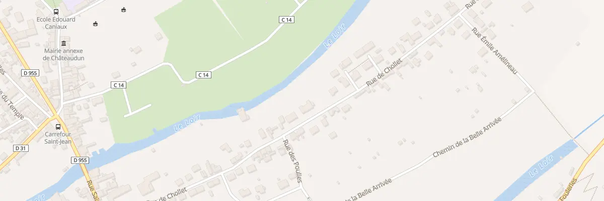 Plan du 36 Rue de Chollet à Châteaudun