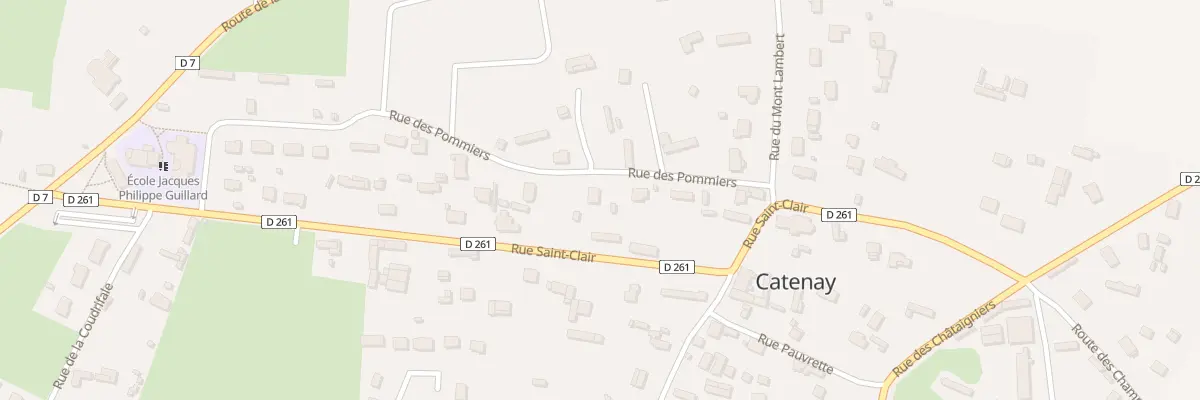 Plan du 5144 Le Bourg à Catenay