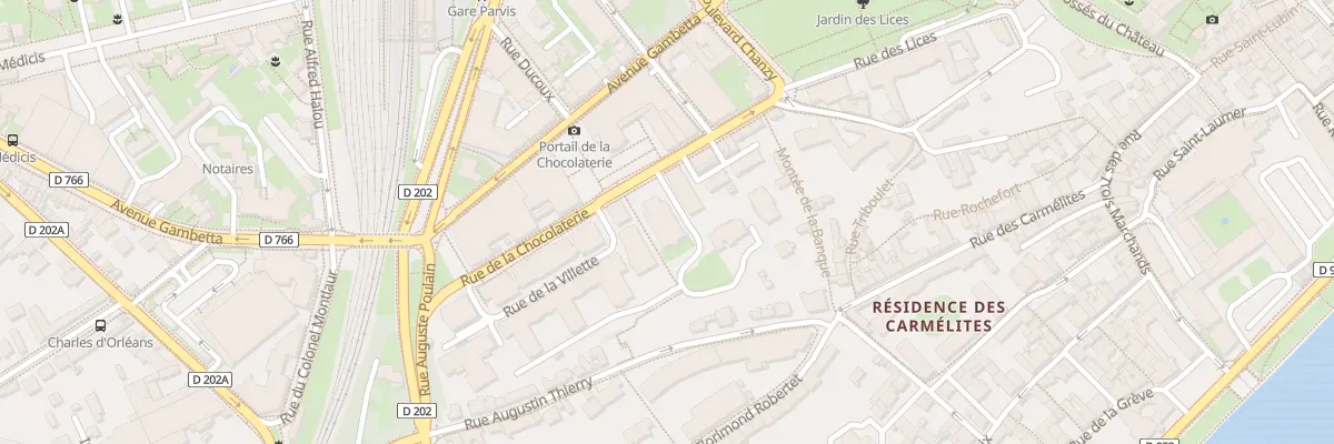 Plan du 10 Rue de la Chocolaterie à Blois