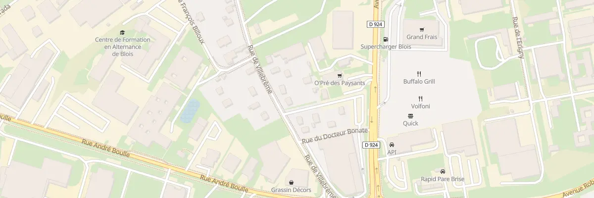 Plan du 23 Rue de Villebrême à Blois