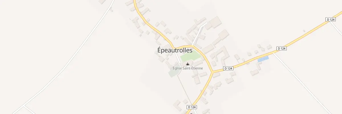 Plan du 1 Pl de l’Eglise à Épeautrolles