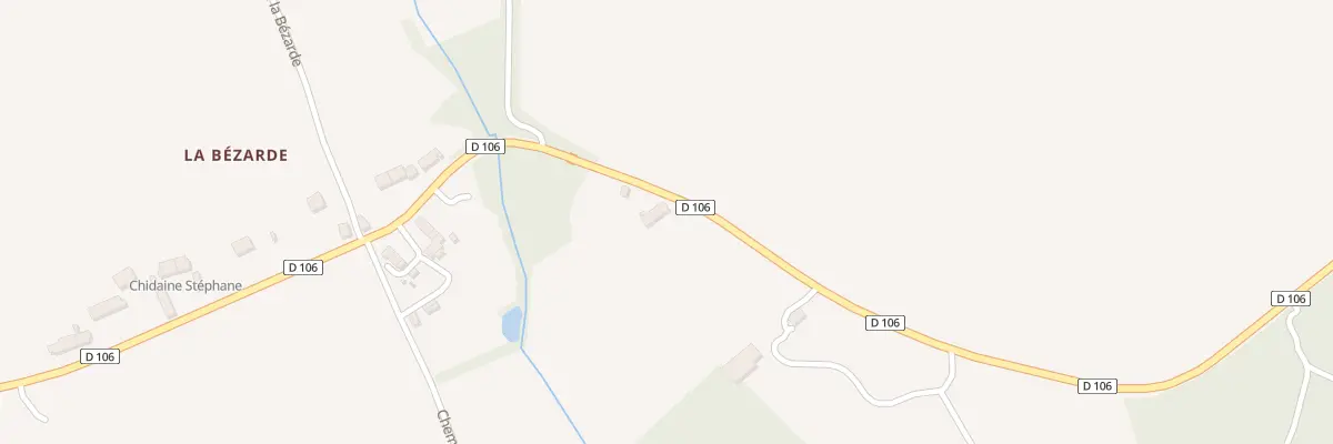 Plan du 10 Rte de Luzeret à Oulches