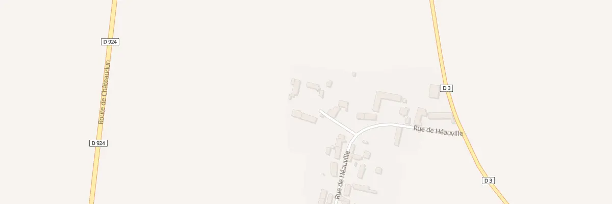Plan du 10 Rue de Héauville à Ouzouer-le-Doyen