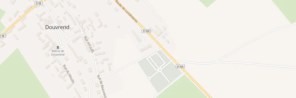 Plan du 4 Rte de Londinieres à Douvrend
