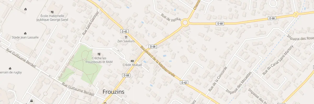 Plan du 60 Bd de la Méditerranee à Frouzins