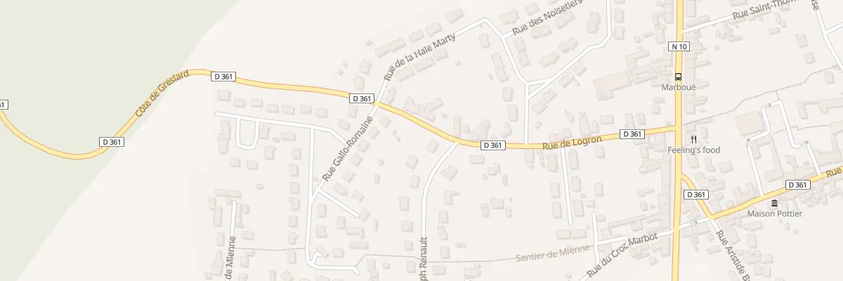 Plan du 17 Rue Joseph Renault à Marboué