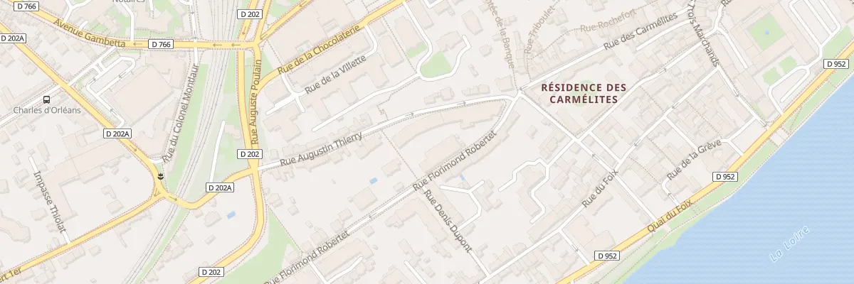 Plan du 10 Rue Augustin Thierry à Blois
