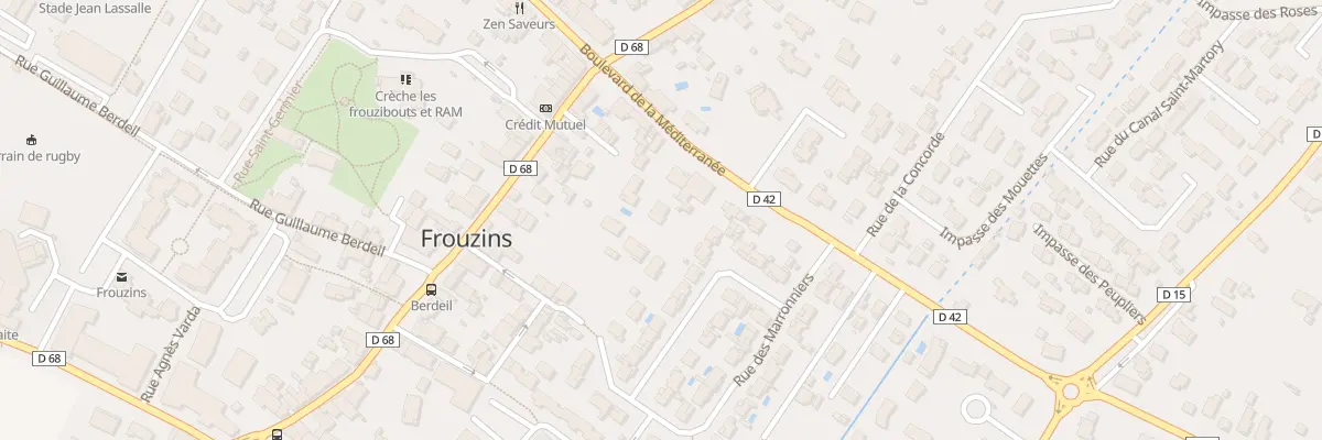 Plan du 43B Bd de la Méditerranee à Frouzins