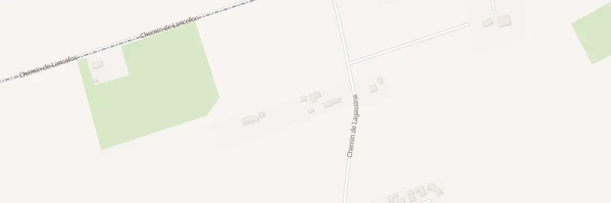 Plan du 1809 Che de Lagassine à Aussonne