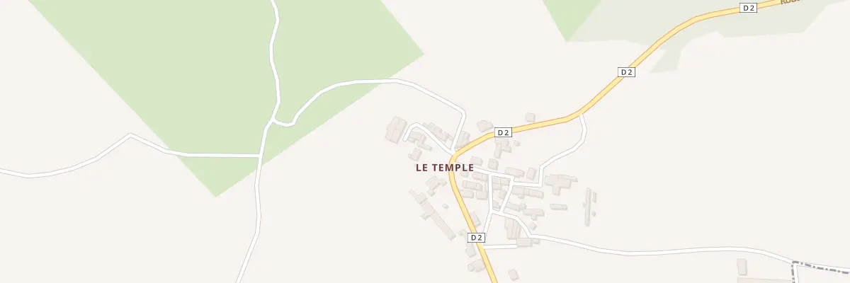 Plan du 20 Le Temple à Ayen