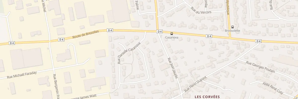 Plan du 3 Rue Rosa Luxemburg à Vernouillet