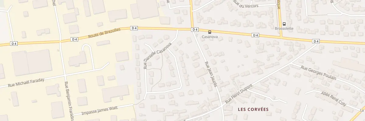 Plan du 5 Rue Rosa Luxemburg à Vernouillet
