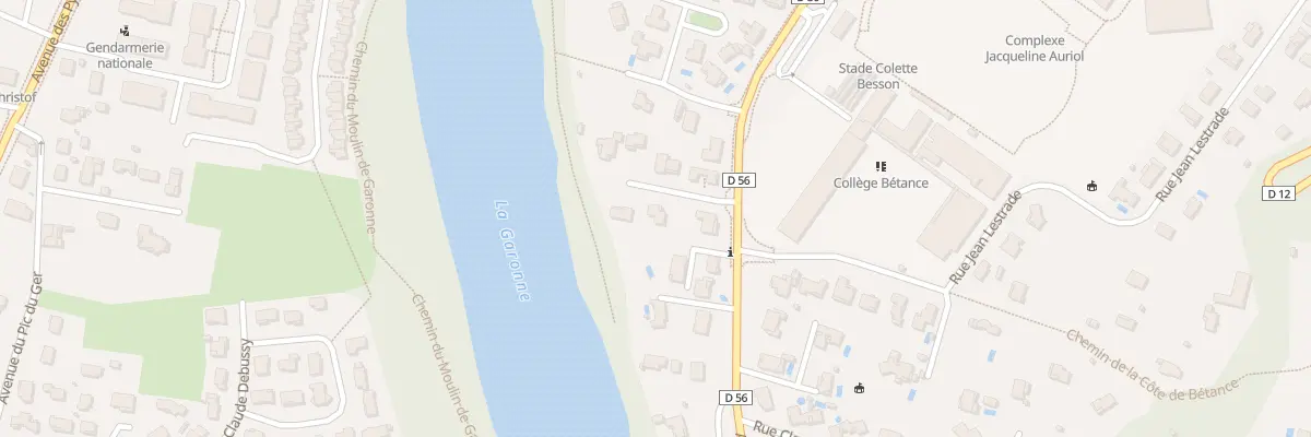 Plan du 4 Rue du Val de Garonne à Muret