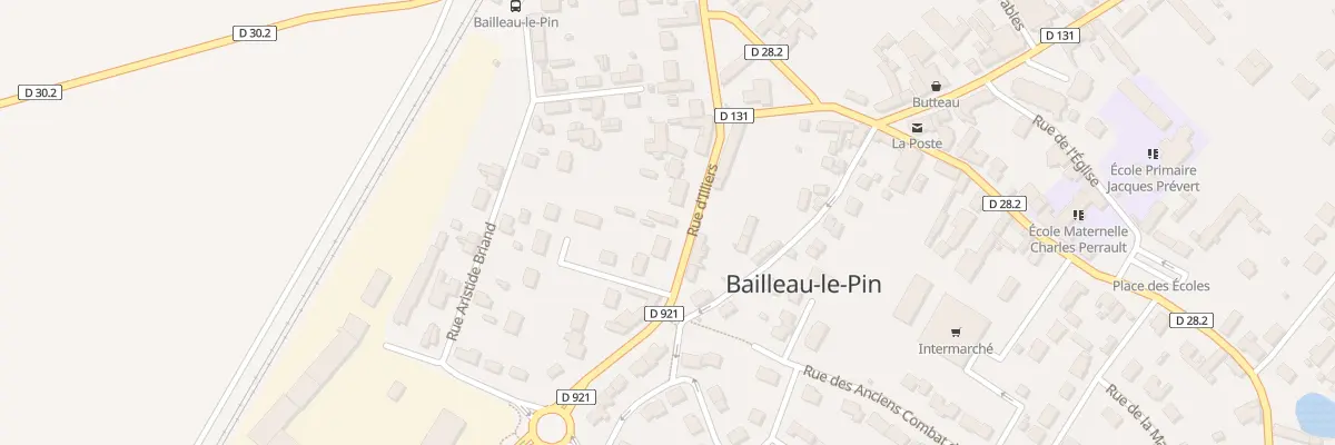 Plan du 18 Rue d’Illiers à Bailleau-le-Pin