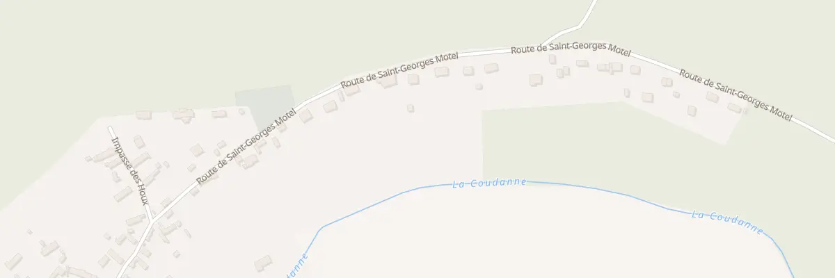 Plan du 28 Rte de St Georges Motel à Louye