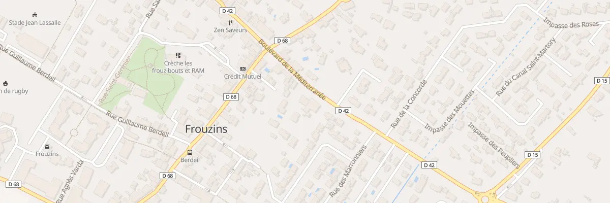 Plan du 43 Bd de la Méditerranee à Frouzins