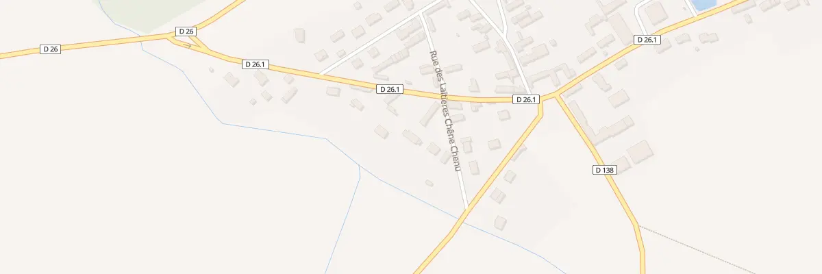 Plan du 27 Rue de la Mairie Chêne Chenu à Tremblay-les-Villages