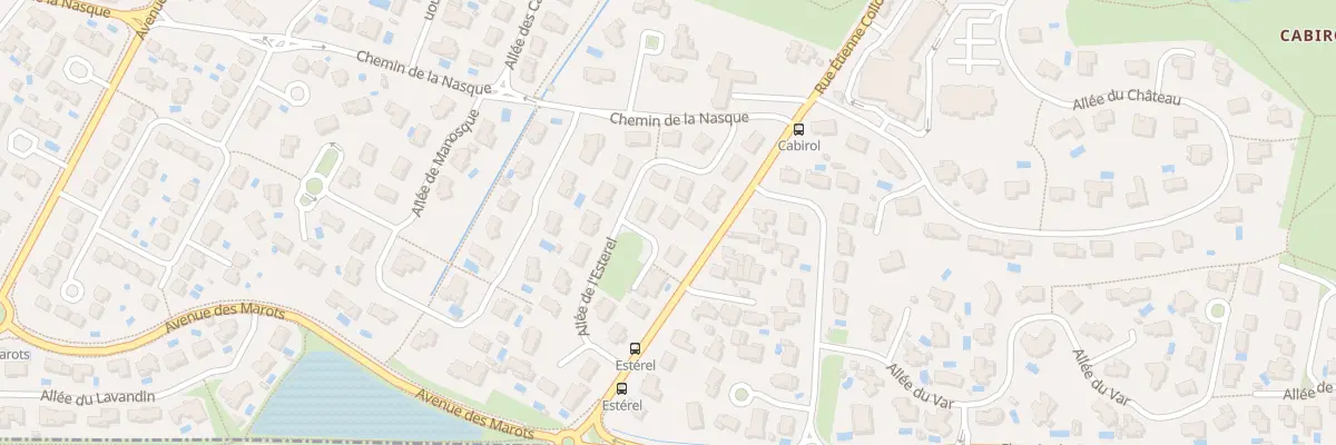 Plan du 13 All de l’Esterel à Colomiers