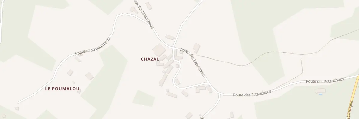 Plan du 571 Rte des Estanchous à La Dornac