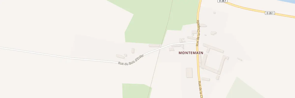 Plan du 107 Montemain à Saumeray