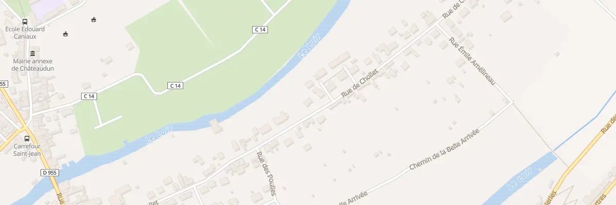 Plan du 40 Rue de Chollet à Châteaudun