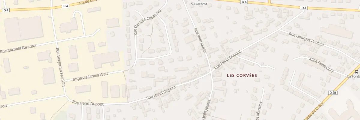 Plan du 15 Rue Rosa Luxemburg à Vernouillet