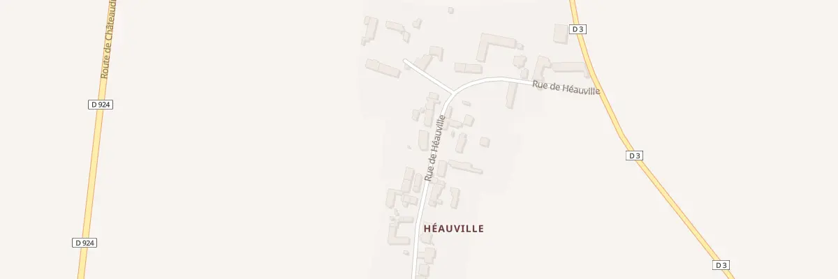 Plan du 16 Rue de Héauville à Ouzouer-le-Doyen