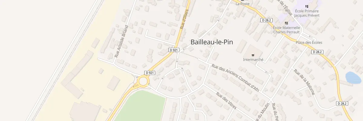 Plan du 12 Rue du Puiseaux à Bailleau-le-Pin