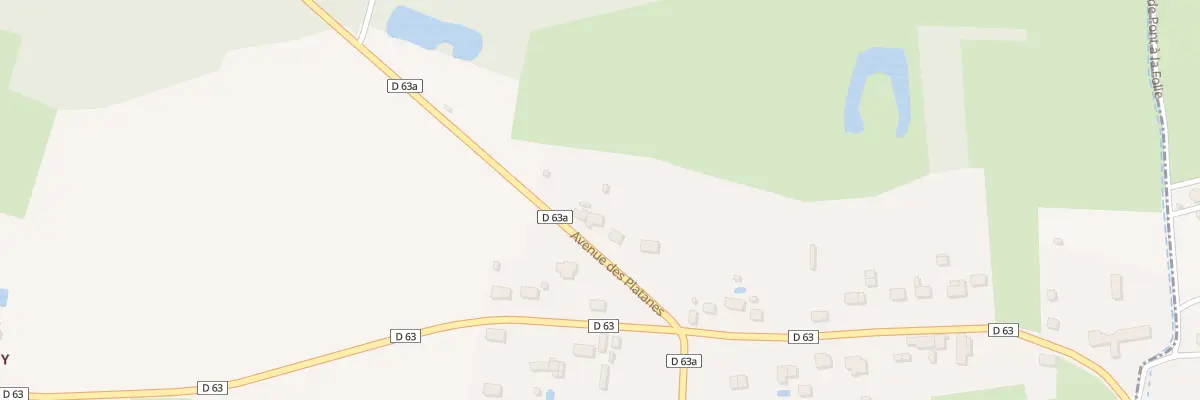 Plan du 3 Av des Platanes à Palluau-sur-Indre