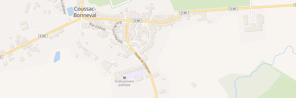 Plan du 13 Rue du Dix Neuf Mars 1962 à Coussac-Bonneval