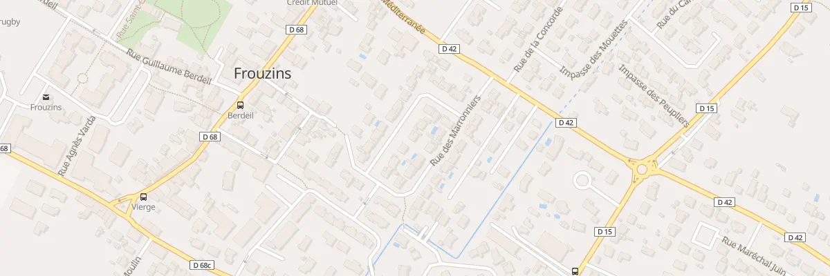 Plan du 8 Rue du Lavoir à Frouzins