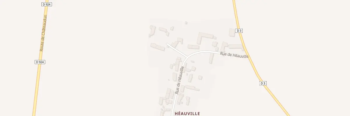 Plan du 12 Rue de Héauville à Ouzouer-le-Doyen