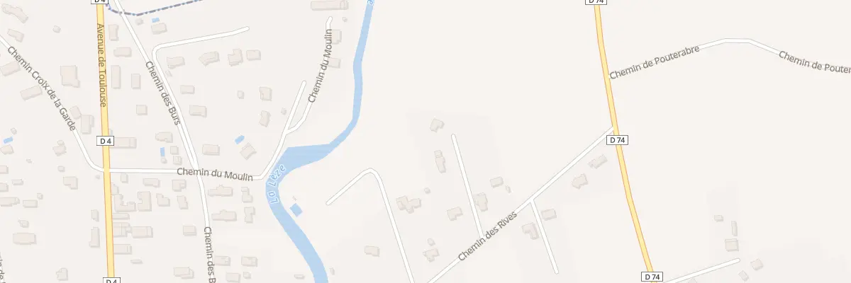 Plan du 46B Che des Rives à Saint-Sulpice-sur-Lèze