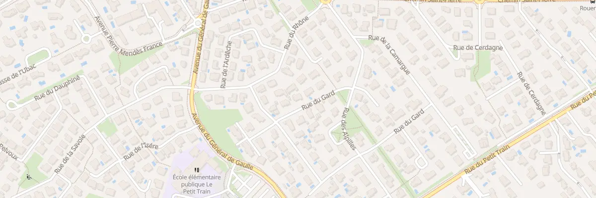 Plan du 8 Rue du Gard à Tournefeuille