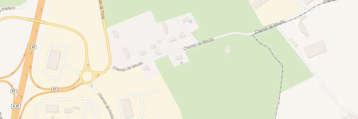 Plan du 1335 Che de Moulis à Bressols